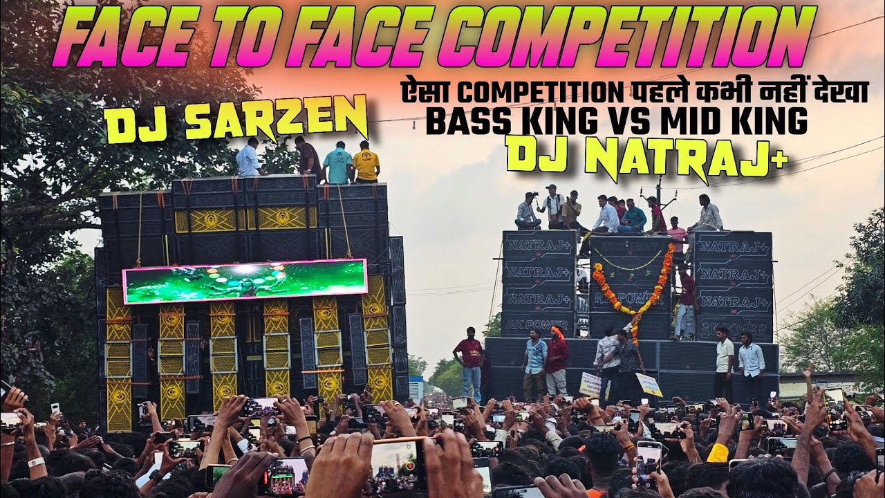 DJ SARZEN VS DJ NATRAJ + भयंकर COMPETITION हो गया 😮🫢 SEHORE MP KAWAD YATRA