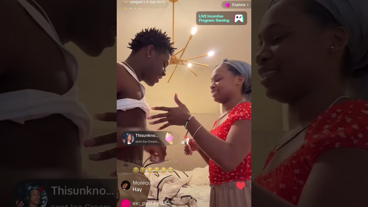 BABY KIA GETS MAD AT BUNNA B FOR PERFORMING MOANA FULL TIKTOK LIVE🤣🍦