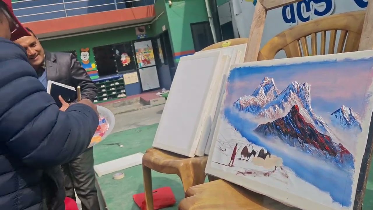 Рисование с учениками Praramva World School || Галерея BK ART