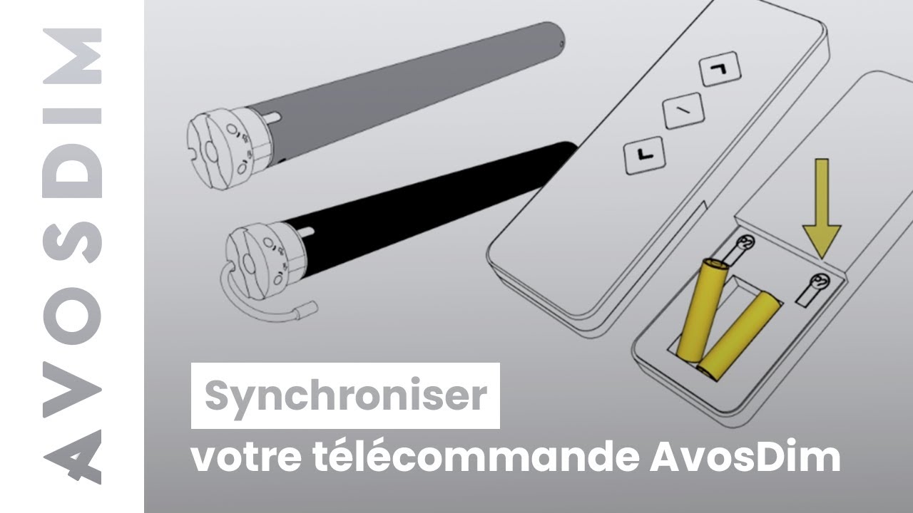 Comment synchroniser la t&eacute;l&eacute;commande AvosDim ?