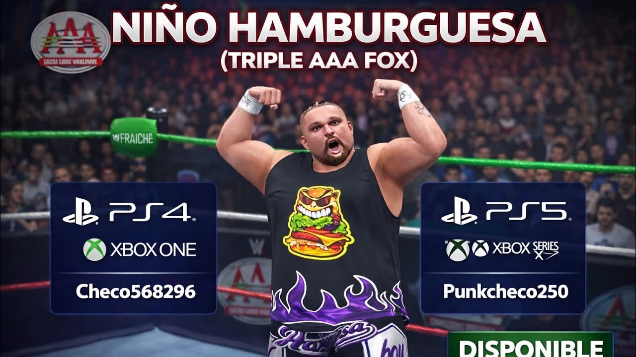 NIÑO HAMBURGUESA (BURGUER BOY DEBUT  FOX TRIPLE AAA)
