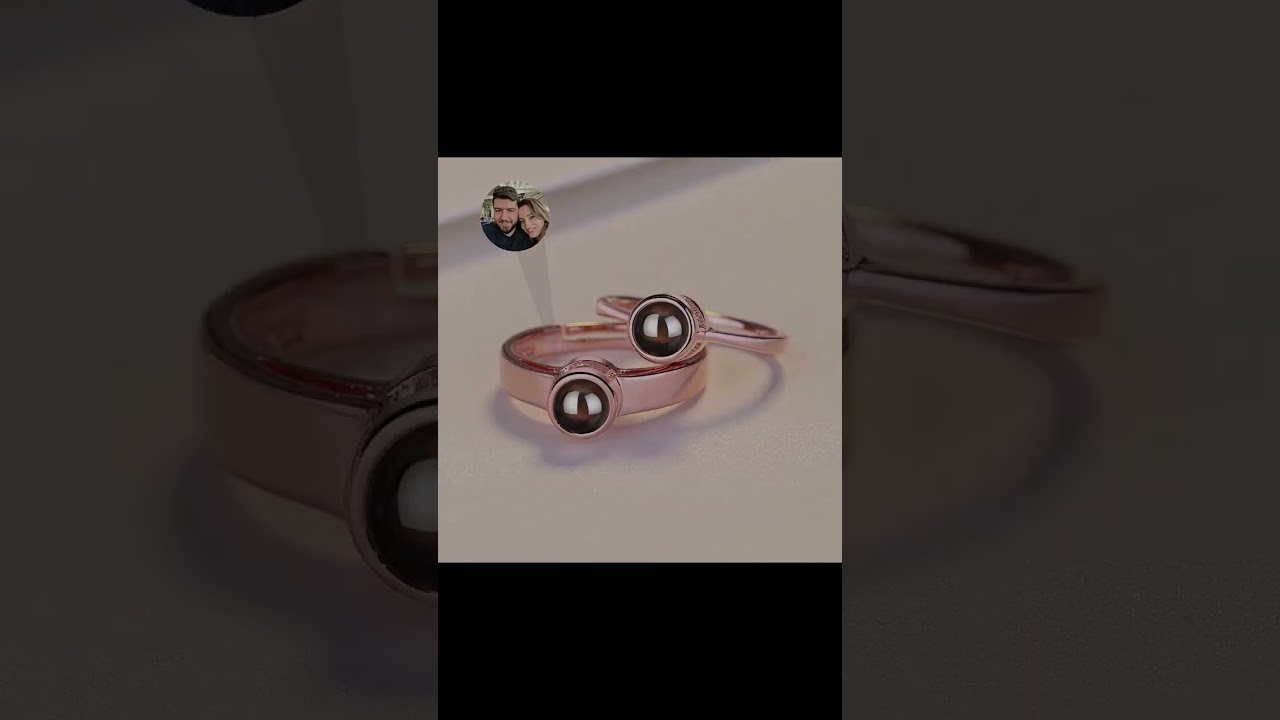 💍  Photo Projection Ring &ndash; A Hidden Memory in Every Glance 💫 www.shopminx.co for more great finds!