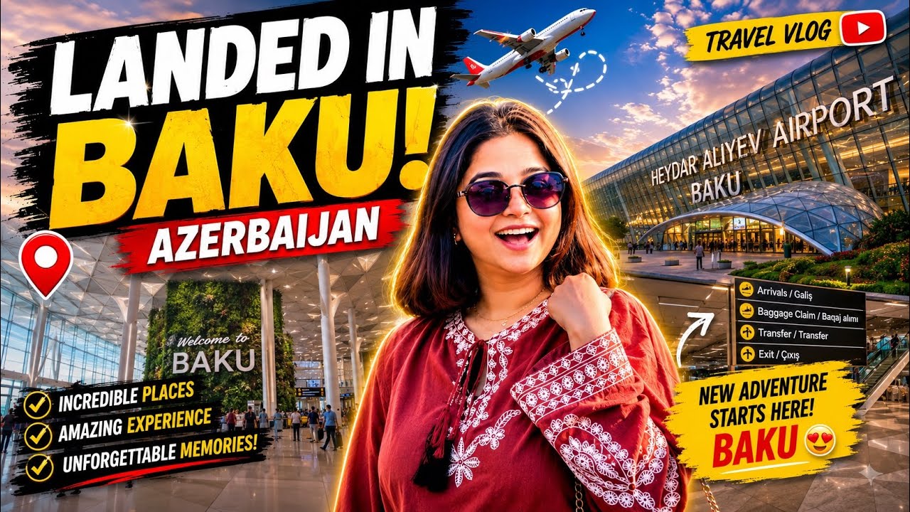 BAKU FIRST IMPRESSION AND FAMILY REUION - ISTANBUL TO BAKU - NIZAMI STREET 2026