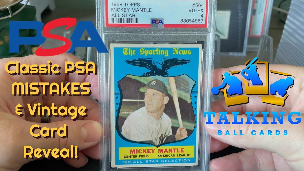 Classic PSA Mistakes & Vintage HOF Baseball Card Reveal!
