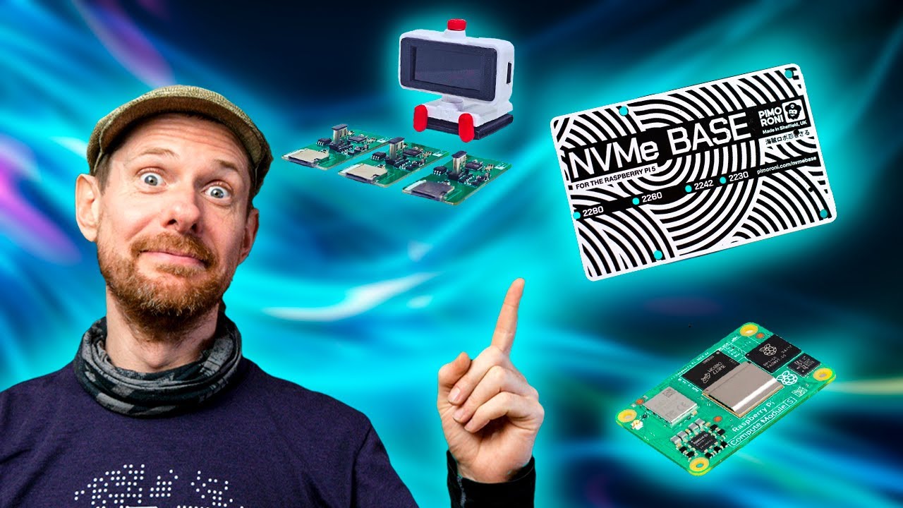 Raspberry Pi Compute Module 5, nVME Baseboards, WebScreen Clip-On Display, and more!