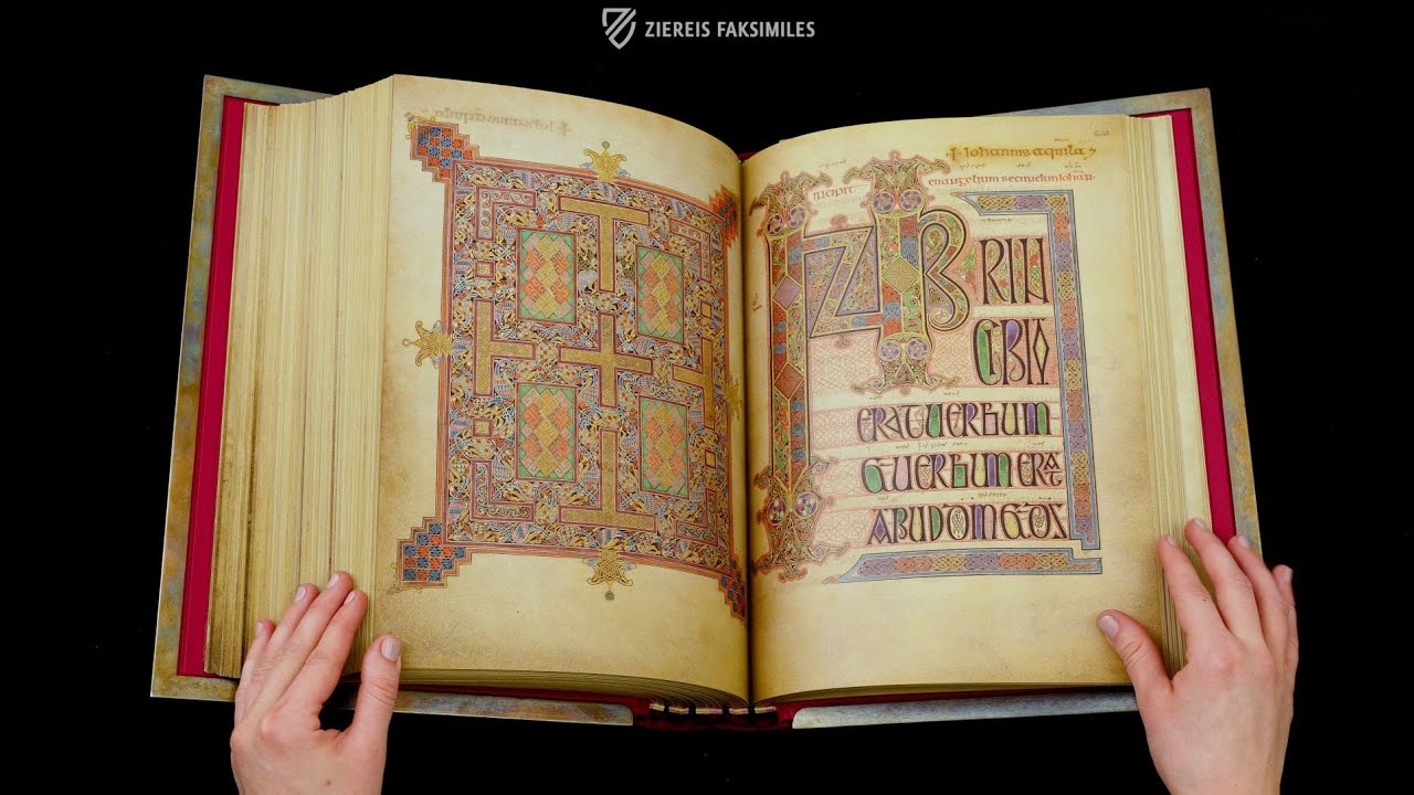 THE LINDISFARNE GOSPELS - Browsing Facsimile Editions (4K / UHD)