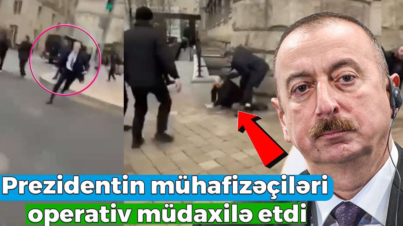 Prezidentin qaldığı hotelə daxil olmaq istədilər- Təxrıbatın qarşısını alındı