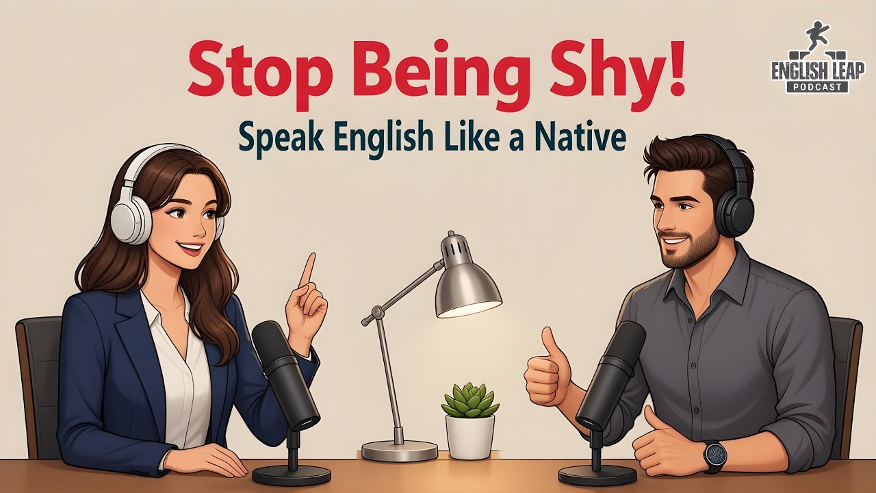 English Podcast For Easy Conversation | Stop Being Shy! Speak English Like a Native