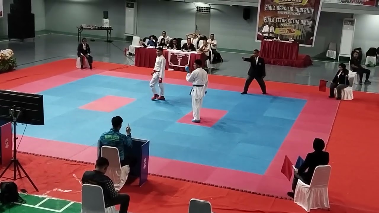 Final Kumite -75 Kg Senior Putra Kejuaraan Karate Goju Ass Piala Gubernur Sulsel 2026