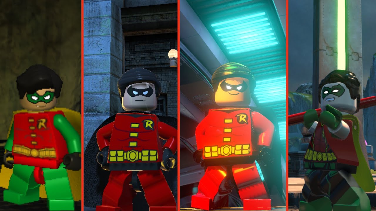 Evolution of Robin (Tim Drake) in Lego Games!