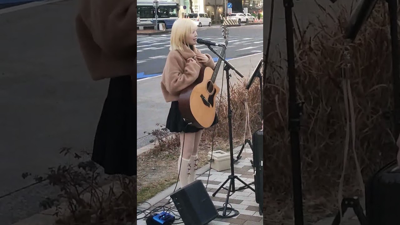 パクユナ(박유나나/ParkYoona)さん　栄駅路上ライブ⑩　2026年2月21日土曜日17時から オリジナル曲Love letter