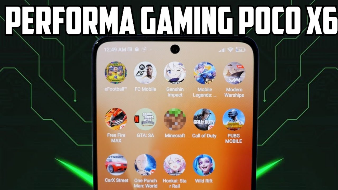 SAYA CUKUP TERKEJUT, SNAPDRAGON 7S GEN 2!! POCO X6 12/256 GAMING TEST