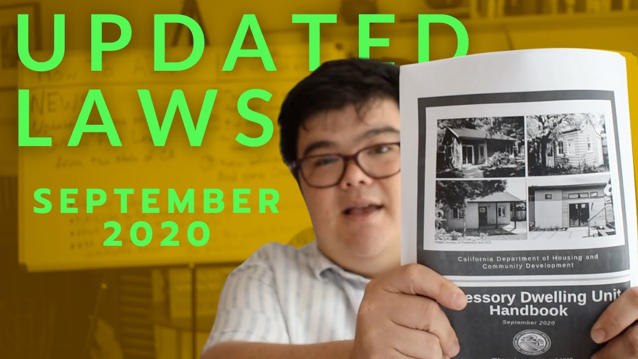 California ADU Rules - September 2020 Update