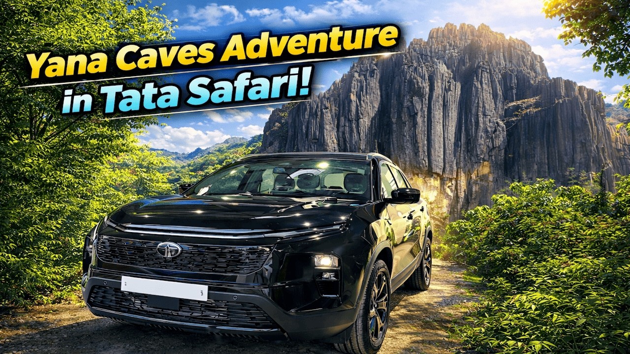 Day 4 Tata Safari Dark: Sirsi to Yana Caves Trek + Karwar Drive!