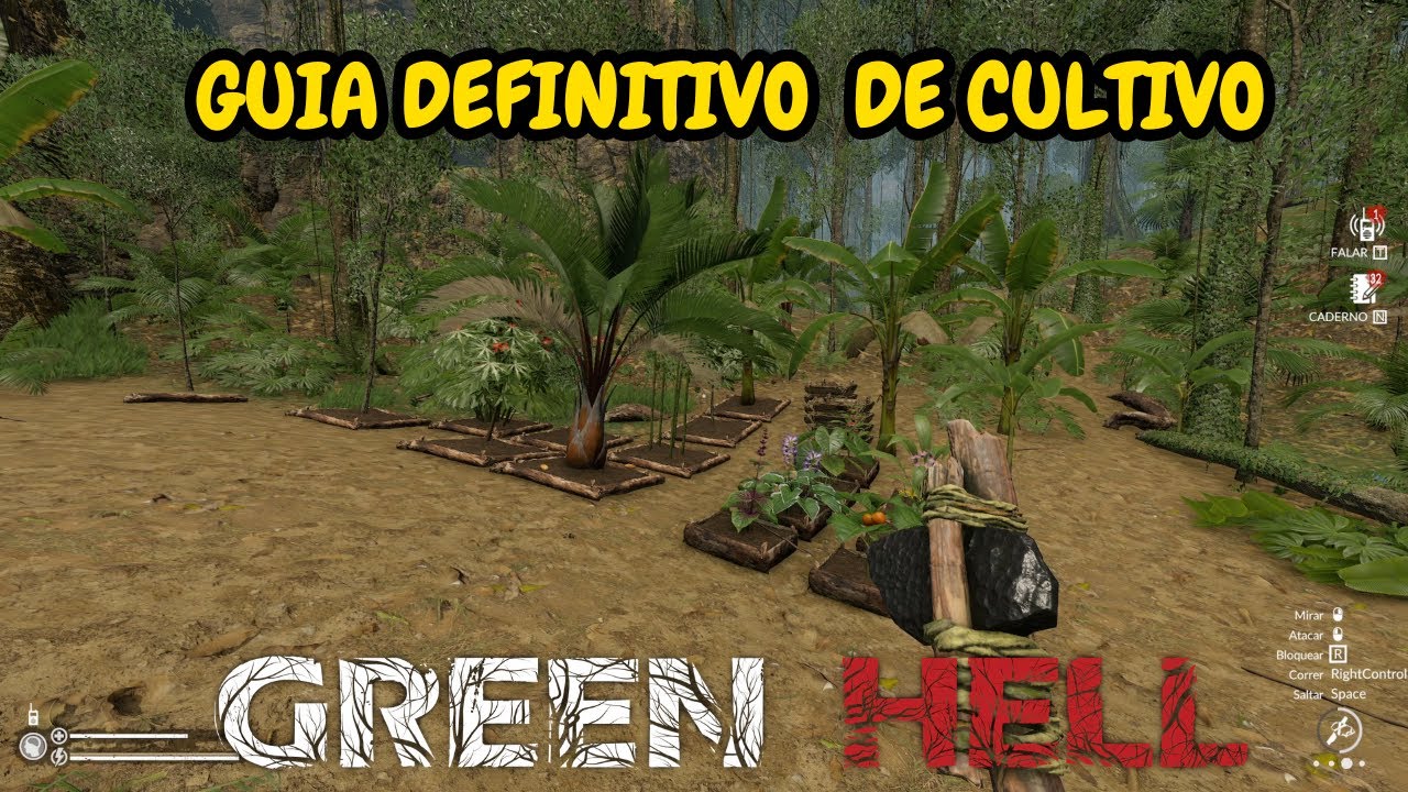 GUIA DEFINITIVO DE CULTIVO DE PLANTAS E FLORES DO GREEN HELL #greenhell