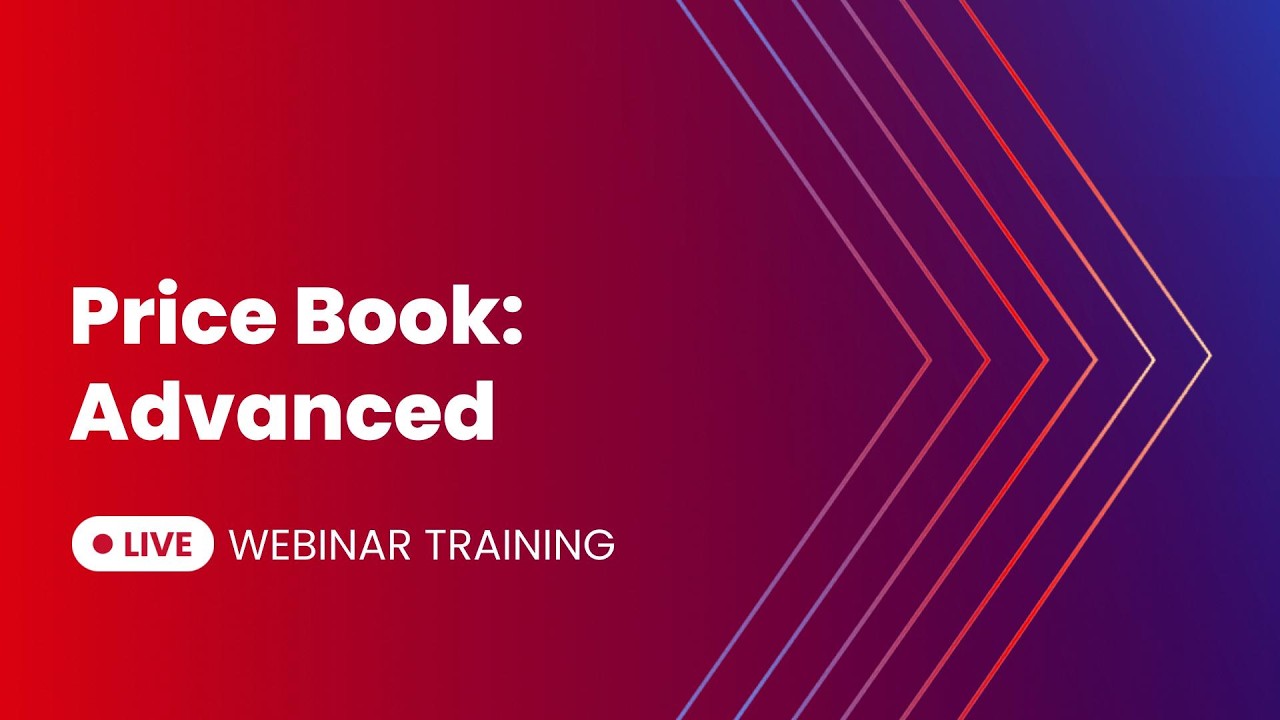 Price Book: Advanced | Live Webinar Recording 03-12-26