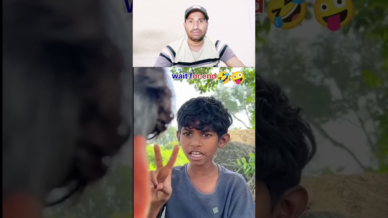 Comedy video reaction wait for end 🤣