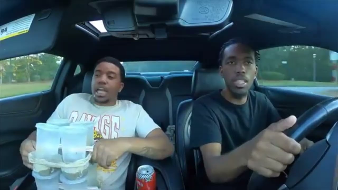 DRIVING FAST WHILE TYJAE HOLDS ICE COLD WATER!!