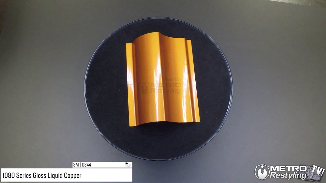 3M 1080 Gloss Liquid Copper G344 Vinyl Wrap Car Wrapping Film