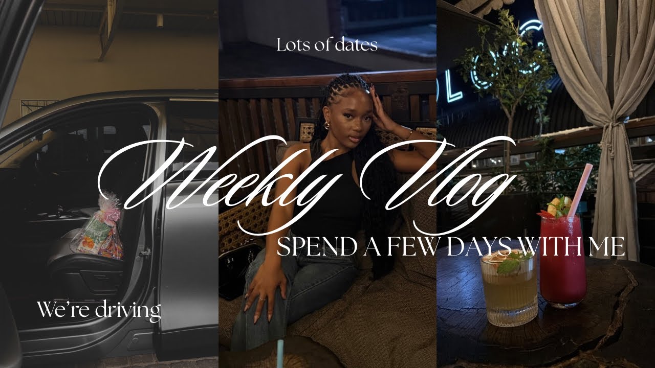 WEEKLYVLOG: we’re driving + lots of dates+ spend a few days with me:)