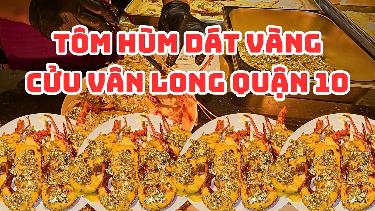 Hoành tráng Buffet Tôm Hùm Dát Vàng tại Cửu Vân Long Quận 10, Cua, Ghẹ lớn và rất tươi ngon.