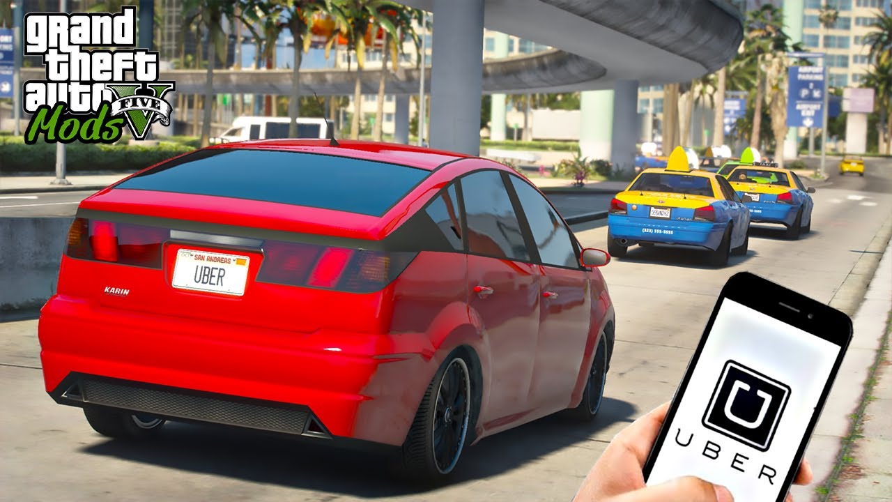 ESTOU SENDO PERSEGUIDO PELOS TAXISTAS - GTA V MODS