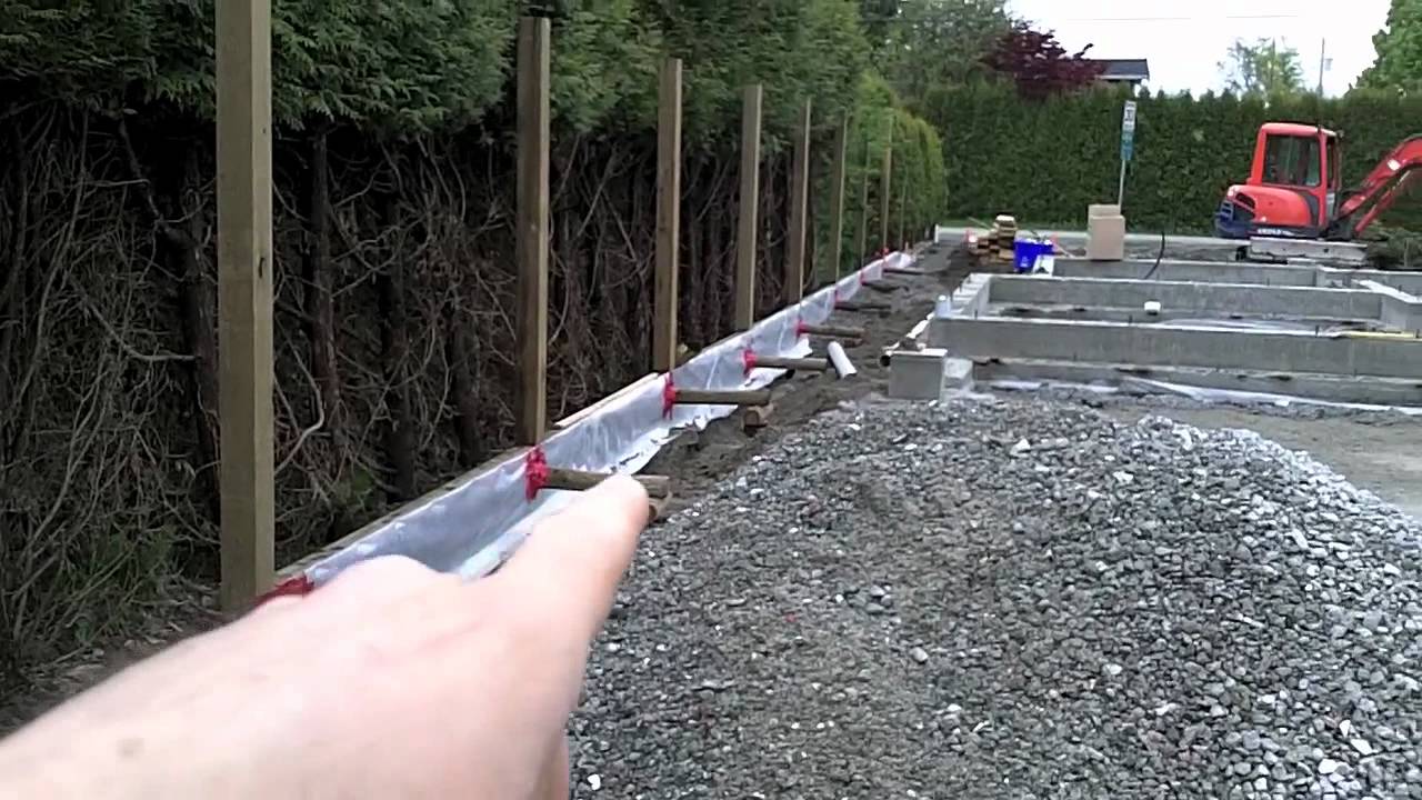 Perimeter drains, Storm + Sanitary Sewers - from start to finish
