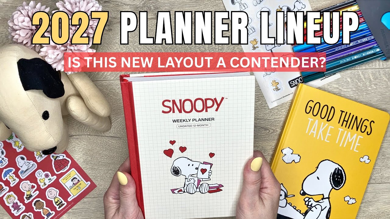 Snoopy Planner Flip Through | A New Layout for My 2027 Planner Lineup?