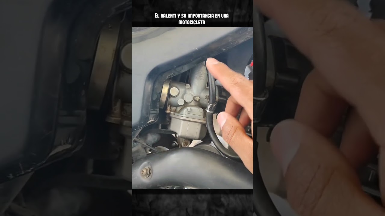 El ralent&iacute; y su importancia en una motocicleta 🏍️ #youtubeshorts #motos #ralenti