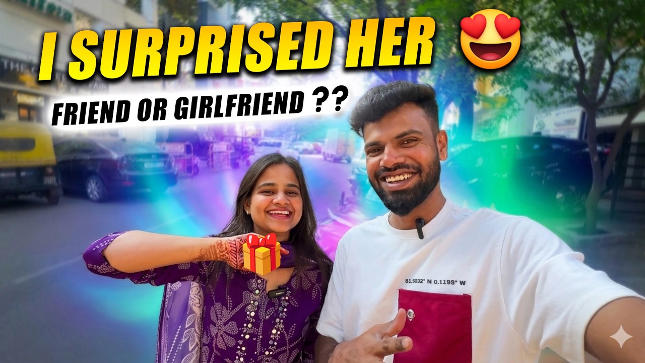 Surprised Her With A Gift😍 | Nandu ನನ್ನ FRIEND OR GIRLFRIEND??? 😜