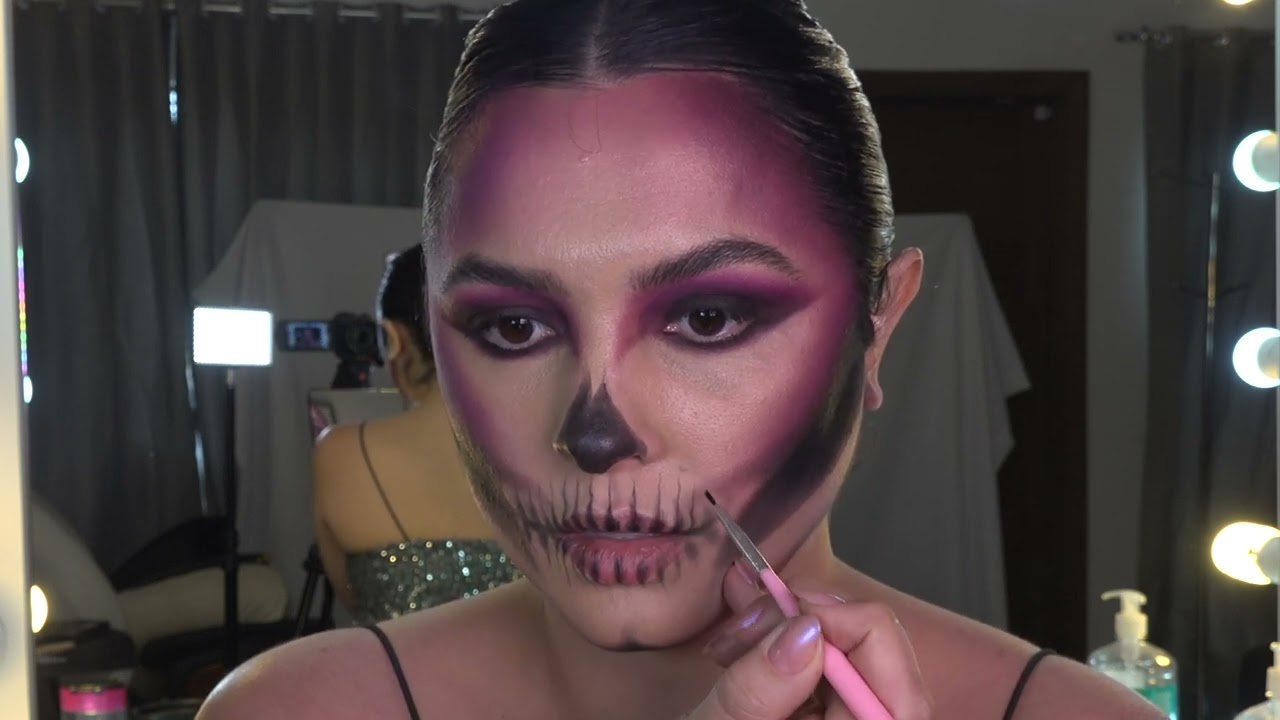 Maquiagem CAVEIRA HALLOWEEN 2022