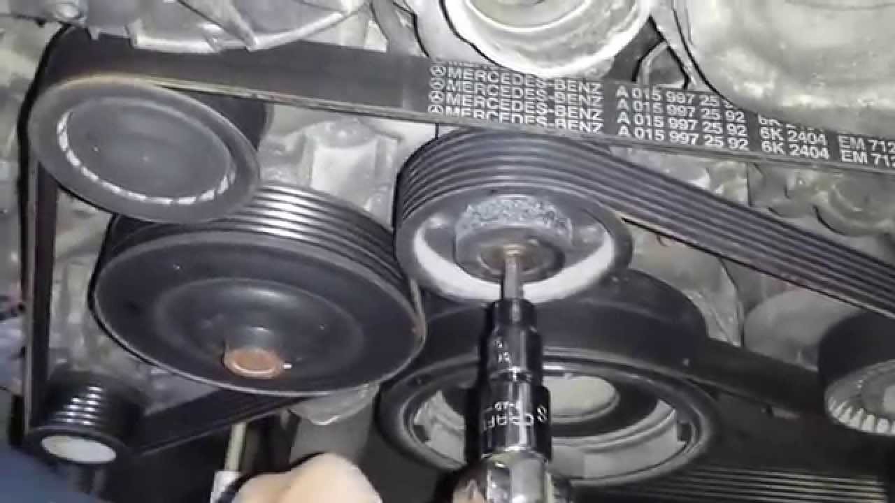 Замена термостата Mercedes своими руками