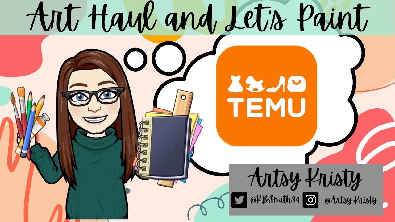 TEMU Art Haul and Let's Paint