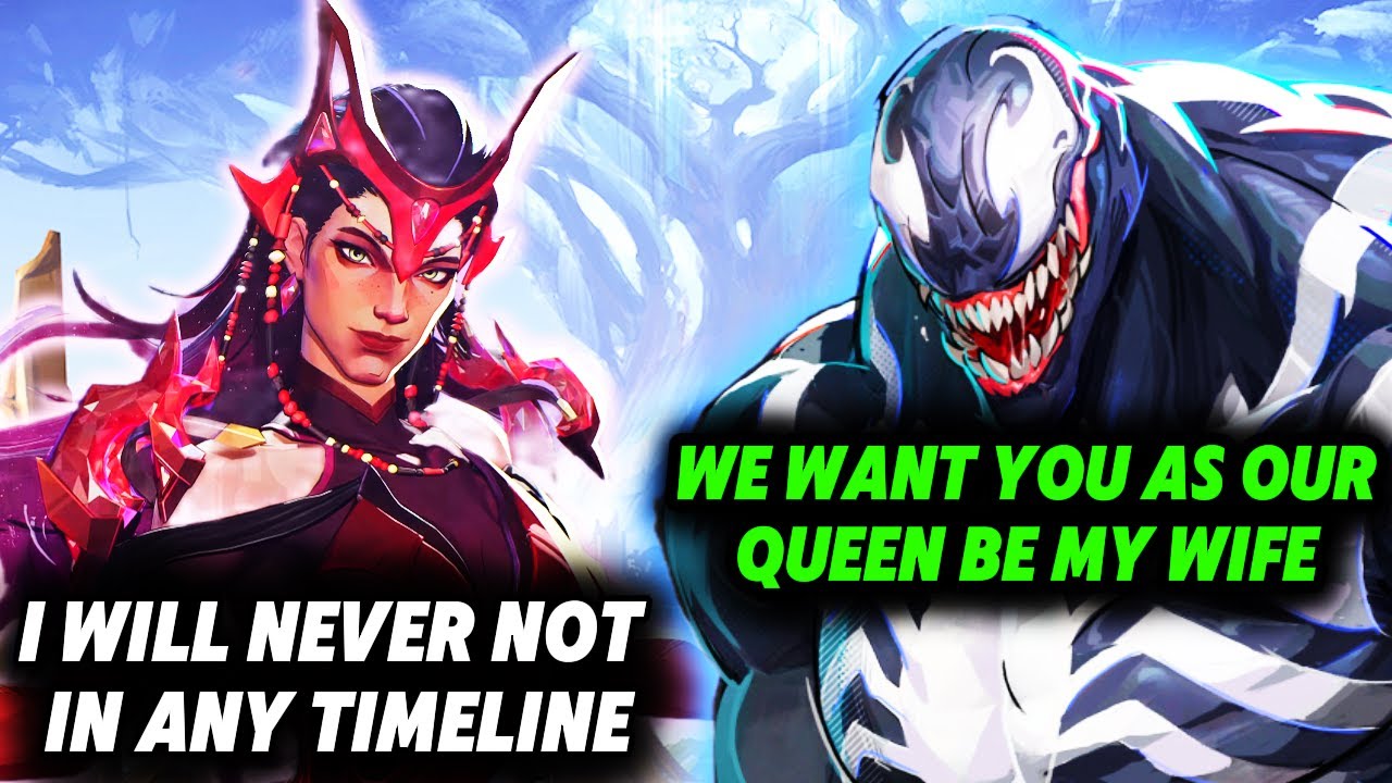 All Venom Interactions unique in Marvel Rivals (Eddie Brock-Symbiote)