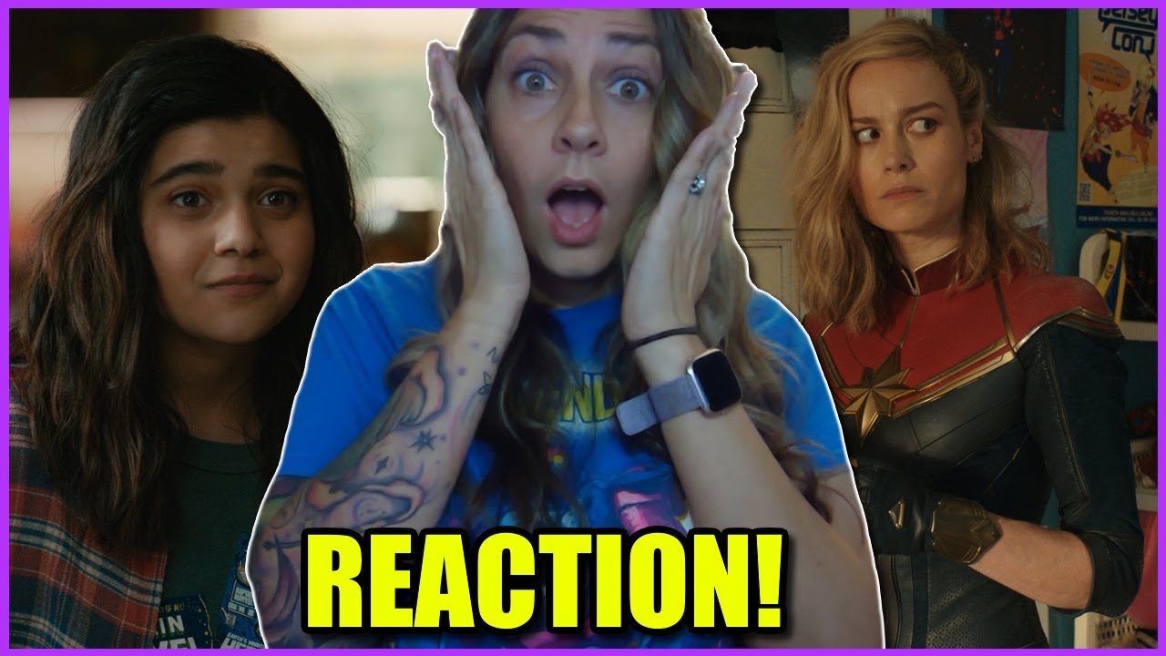 The Marvels Official Teaser Trailer Reaction!