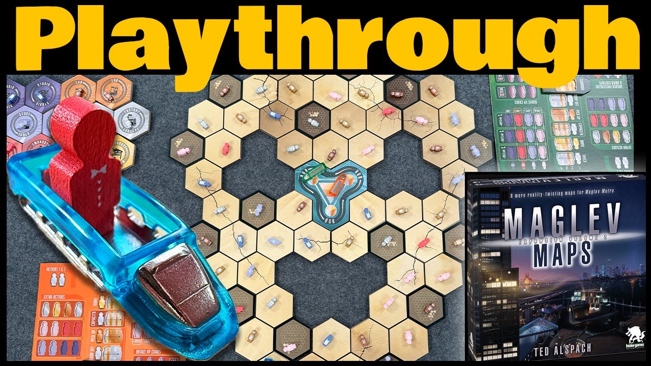 Maglev Metro Ghost Train Map Play Through | The Game Haus