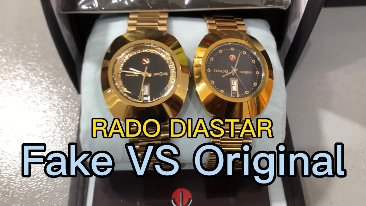 How to identify Original VS Fake RADO DIASTAR Watches!