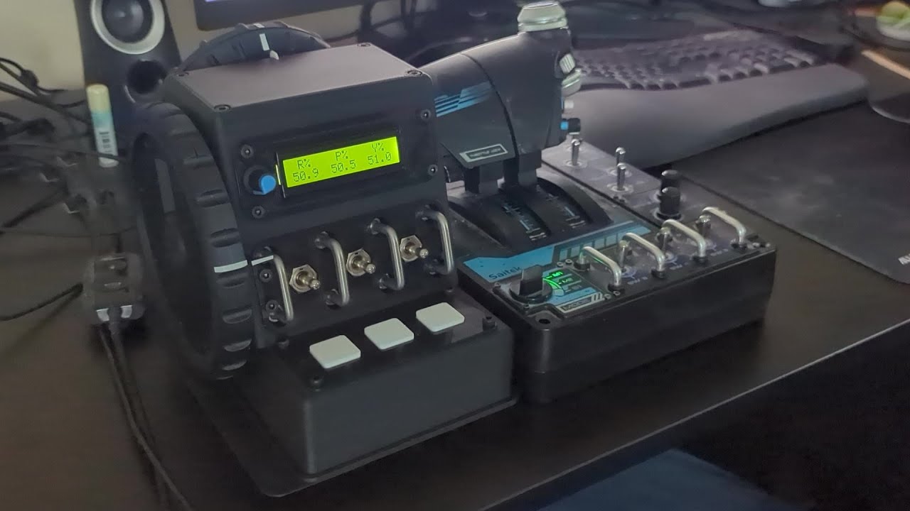 Arduino 3D Printed Trim Box for Flight Sims