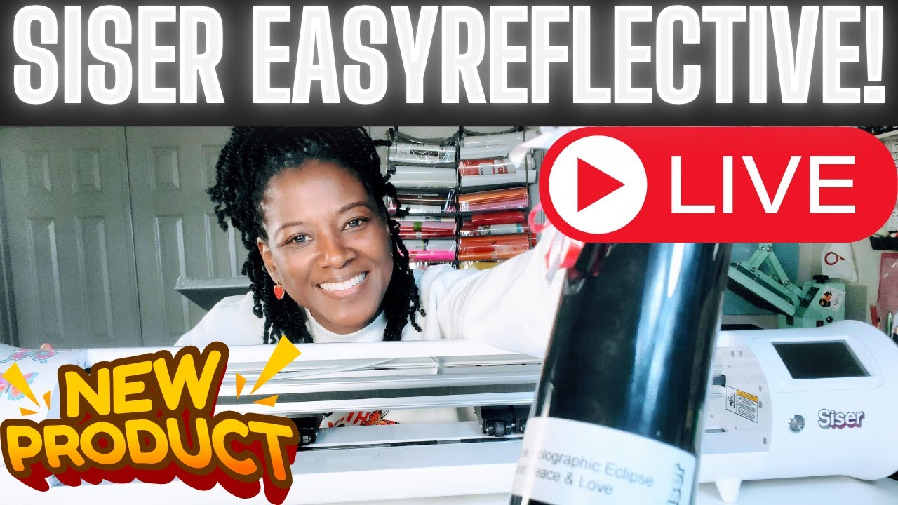 LIVE: Let's Practice Using Siser EasyReflective with our Siser Romeo #siser #romeo #easyreflective