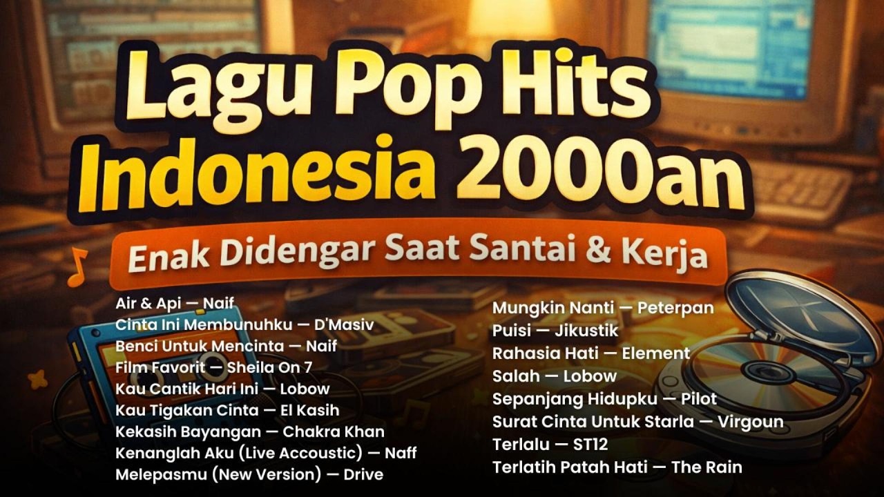 Lagu Pop Hits Indonesia 2000an | Enak Didengar Saat Santai & Kerja