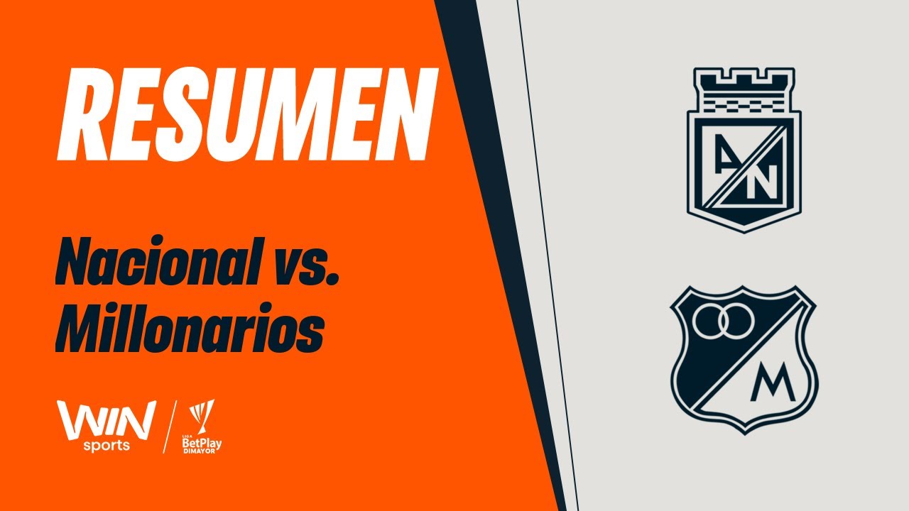 Nacional vs. Millonarios (goles) | Liga BetPlay Dimayor 2025-2 | Fecha 13