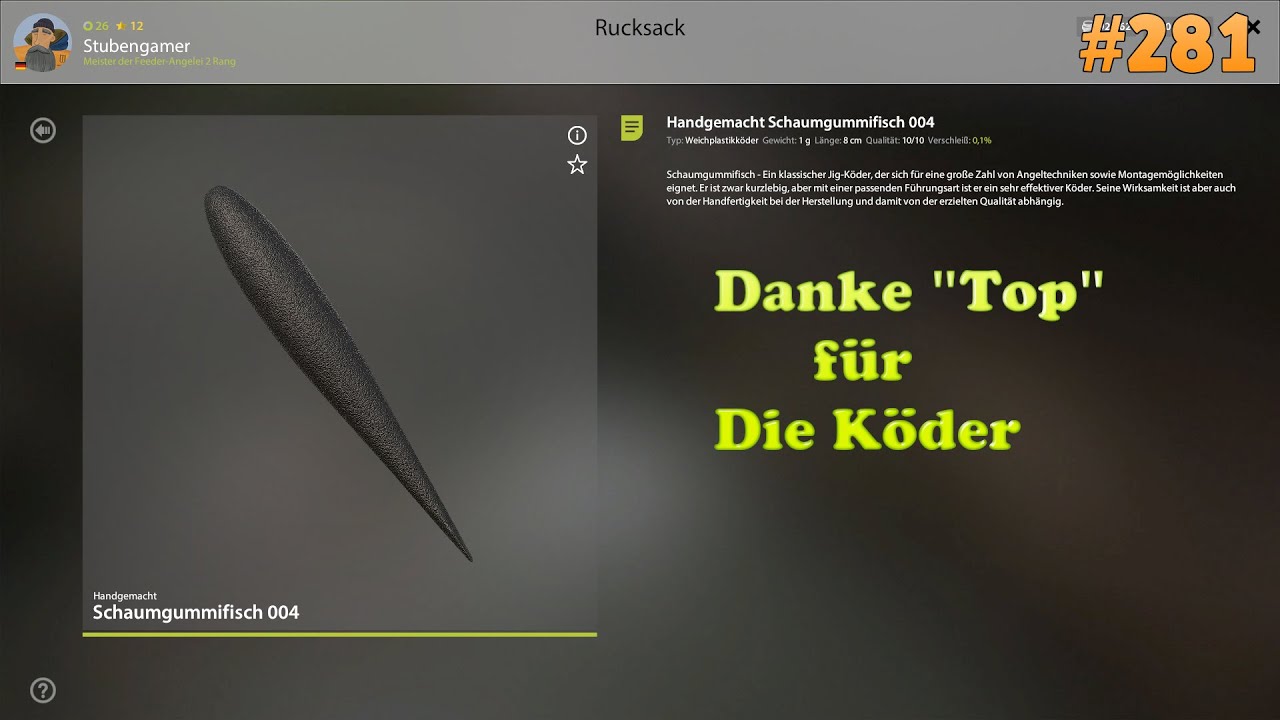 #281 RF4 Köder von Top fängt ein Barsch [Russian Fishing] [RF4] [Fluss Sura]