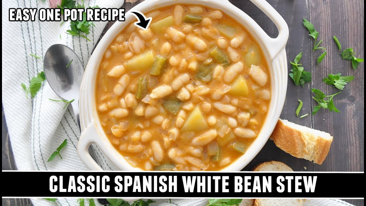 CLASSIC Spanish White Bean Stew | One of Spain's Most Iconic Recipes