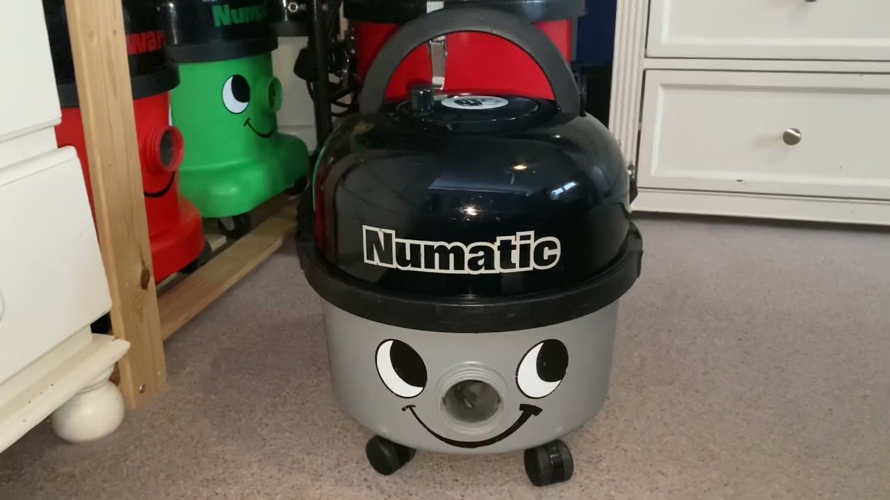 Vintage 1998 numatic nvr200 grey vacuum after refurb and demo