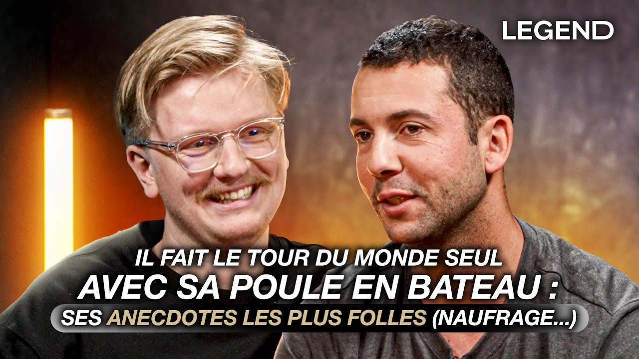 IL FAIT LE TOUR DU MONDE SEUL AVEC SA POULE EN BATEAU : SES ANECDOTES LES PLUS FOLLES (Naufrage...)