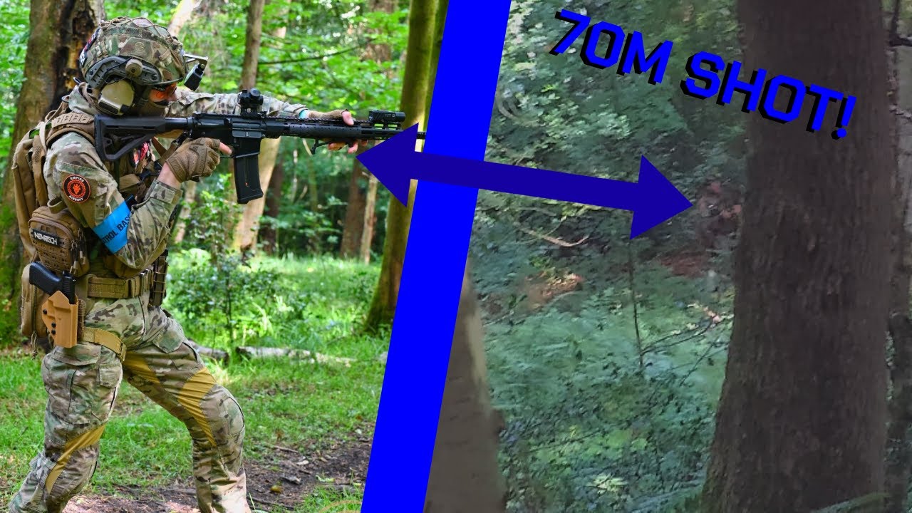My Longest Airsoft Shot EVER! - First And Only Stealth Woods