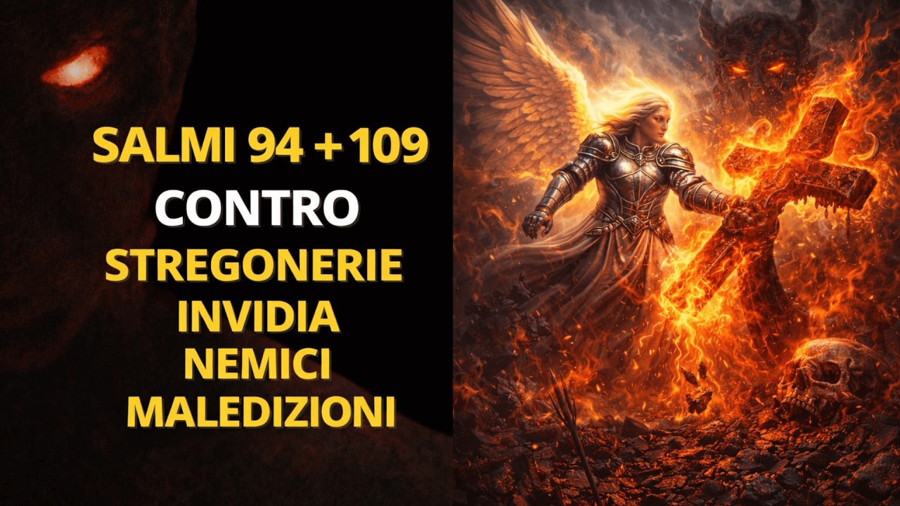 Salmi 94 + 109 🛡️ La preghiera che DISTRUGGE la stregoneria, l'invidia e le maledizioni oggi! 🔥⚔️