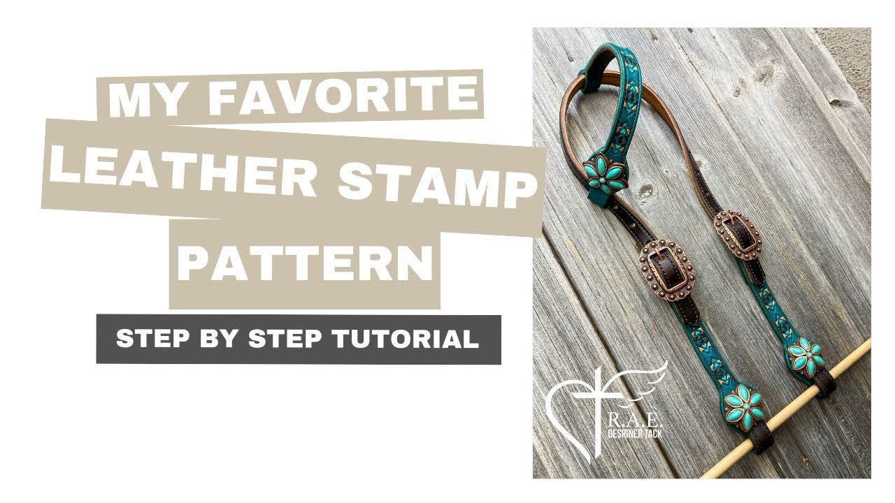 How To | Leather Stamp Pattern | Only One Stamp Needed!