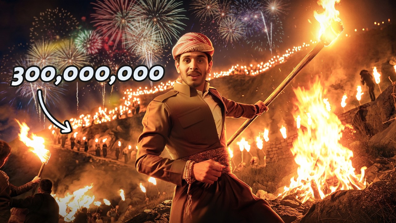 عيد النوروز في كردستان 🇮🇶 #أول_مرة_أشوف
