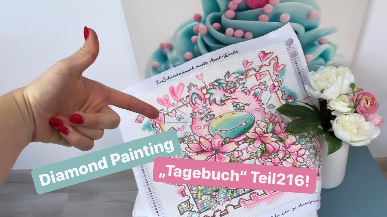 Diamond Painting „Tagebuch“ Teil216!🙃💚 Finale!! Die TiNi Assel ist fertig! 😍💚